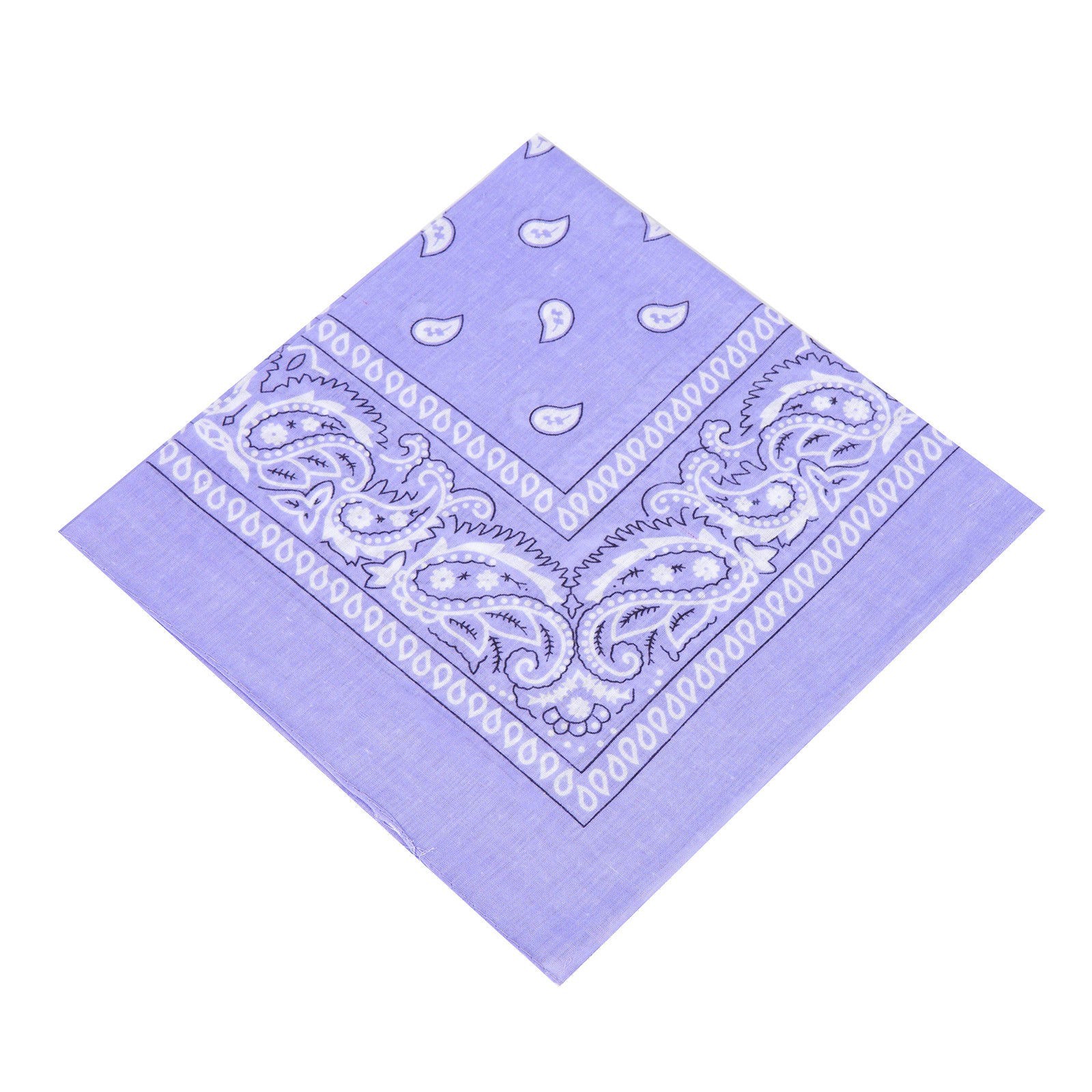 2 X Paisley Print Bandana 100% Cotton Head Warp Scarf Face Mask – USA Seller