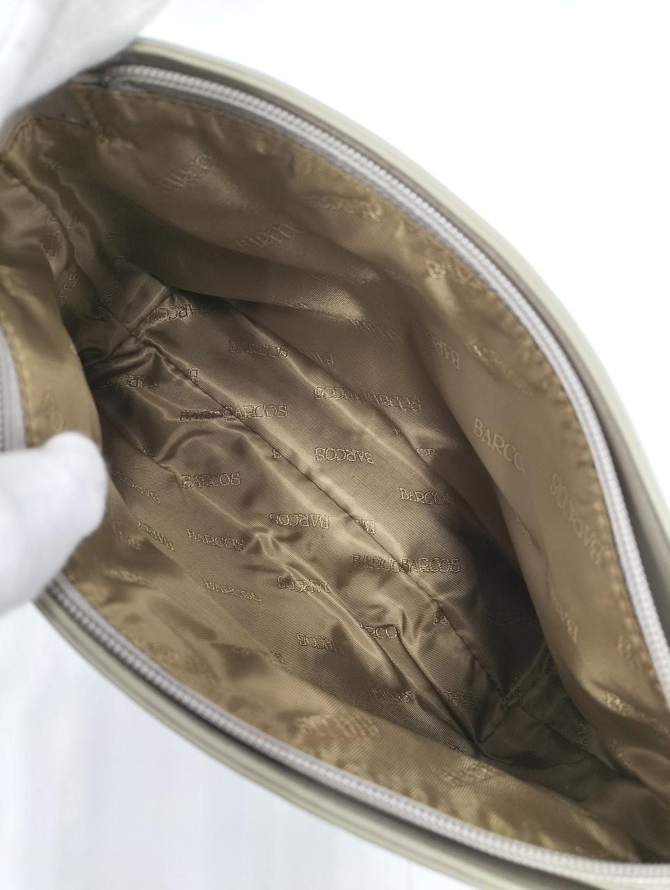 Barcos Shrink Leather Handbag