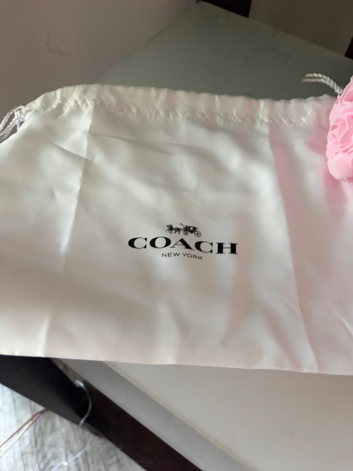 Pink Coach Quilted Tabby bag new bright pink never used