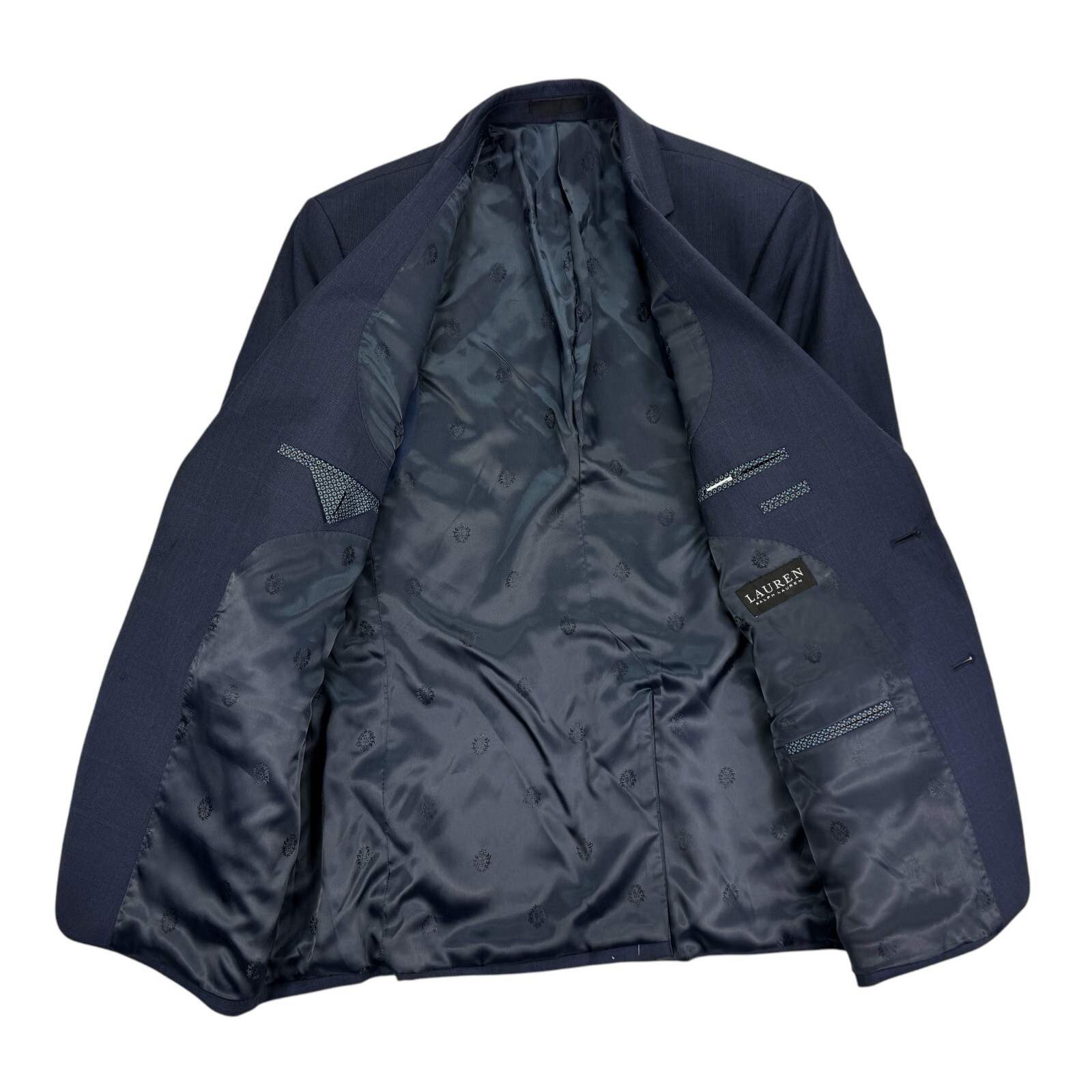 Lauren Ralph Lauren Mens UltraFlex Lattimore Classic Fit Suit Jacket Navy 40R