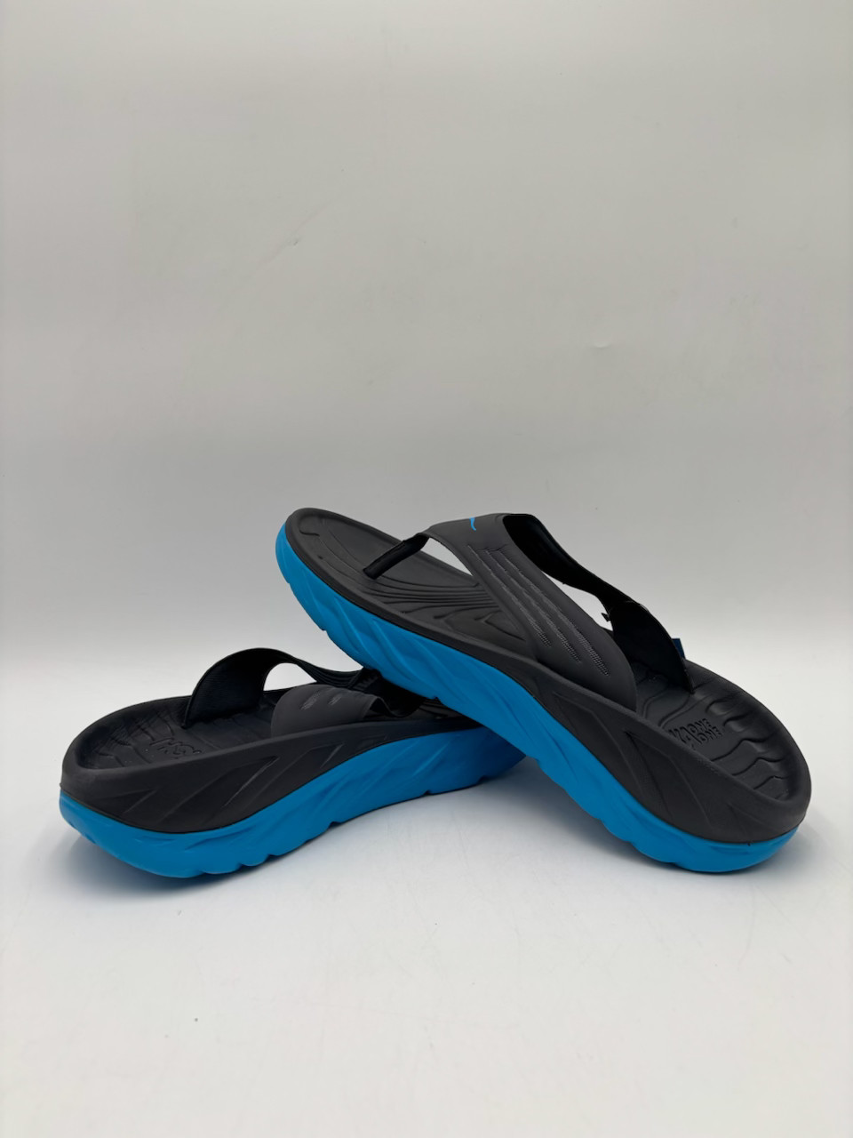 Hoka ORA RECOVERY 1099675 EBONY DRESDEN Men’s NEW Sandal Blue Multiple Sizes