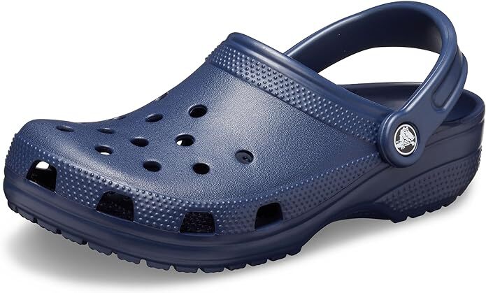 NEW Black/White/Navy Blue/Bone Cozy Crocs Classic Clog-Ultra-Light Slip-On Shoes