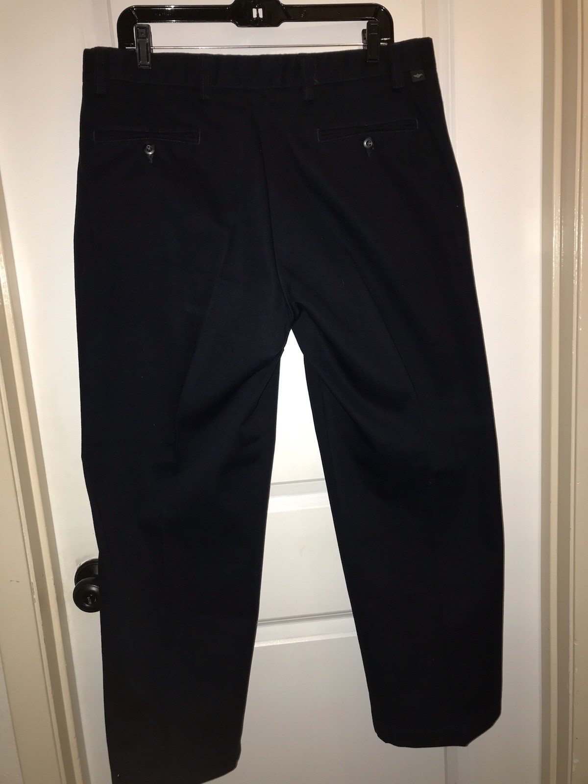 Dockers Mens Chino Pants Lot of 2 Brown Navy Blue Size 36×29 Stain Defender