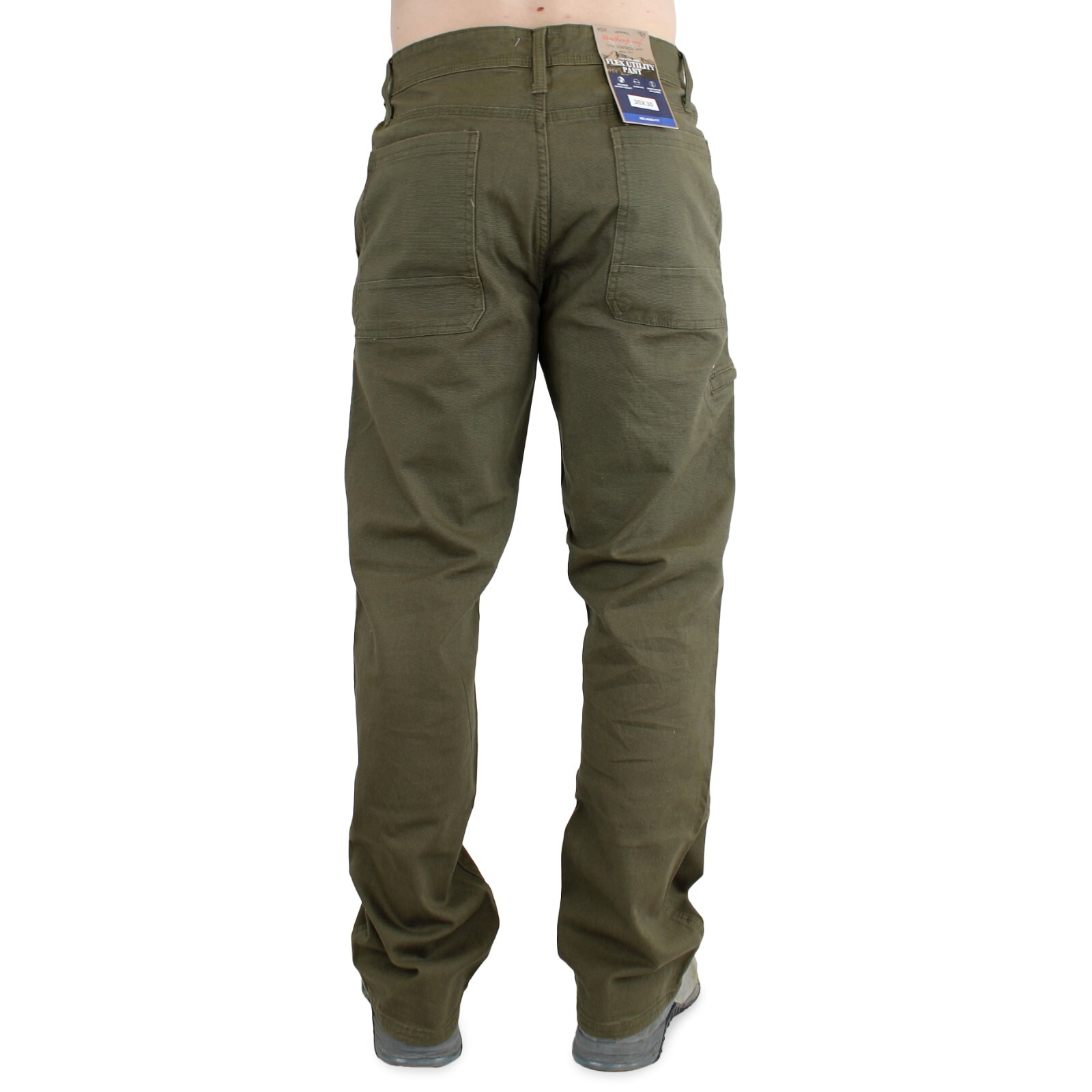 Weatherproof Vintage Flex Utility Pants Mens Relaxed Fit Stretch 5-Pocket Canvas