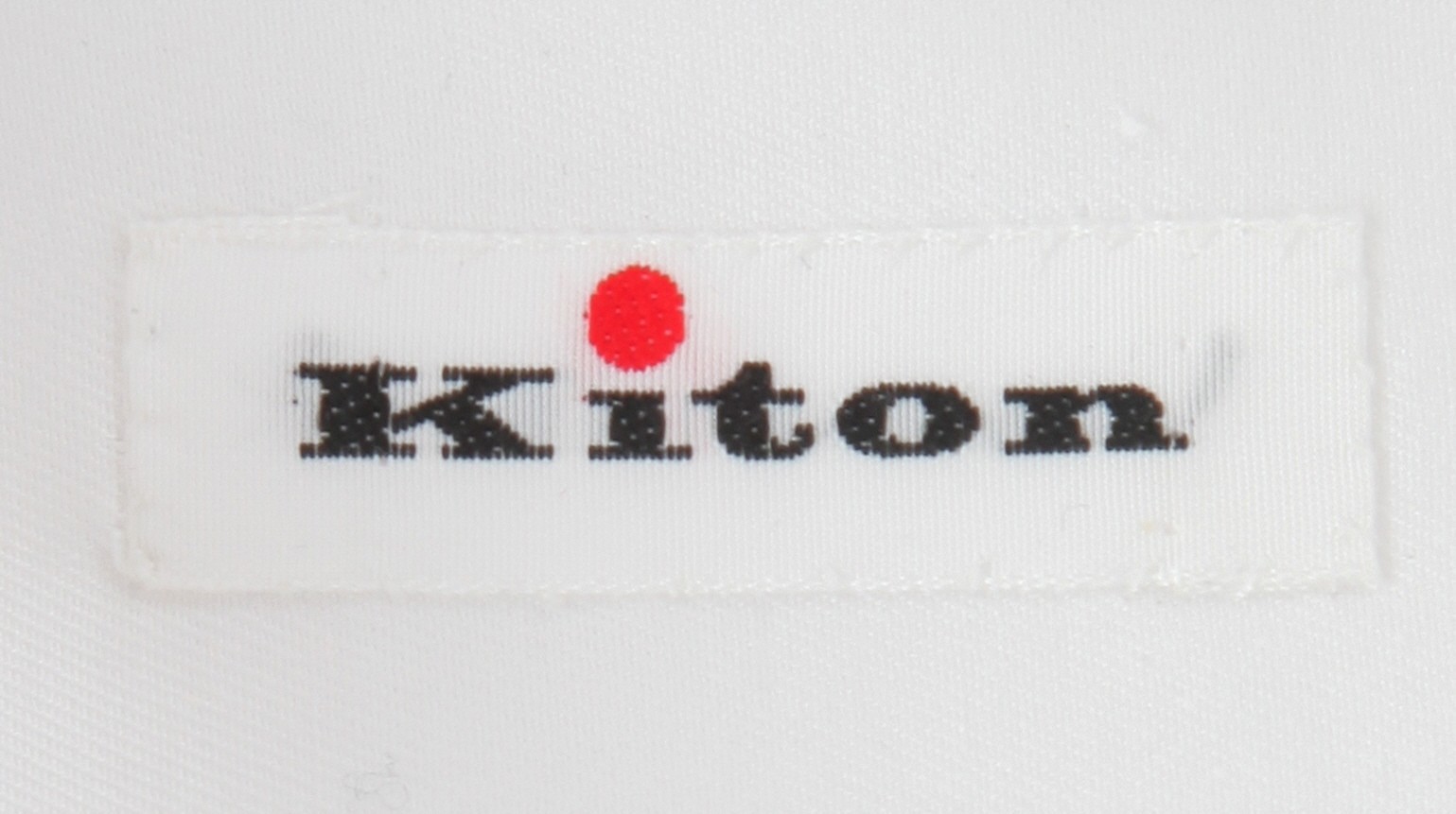 $800 Kiton White Solid Cotton Shirt – Slim – (KT821252)