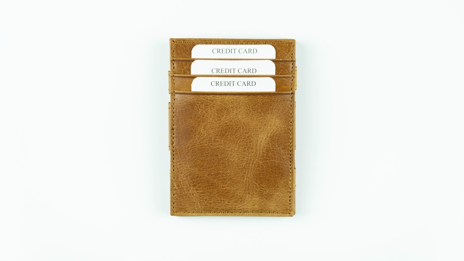 Handmade Leather Magic Slim Wallet – Minimalist RFID Front Pocket Wallet