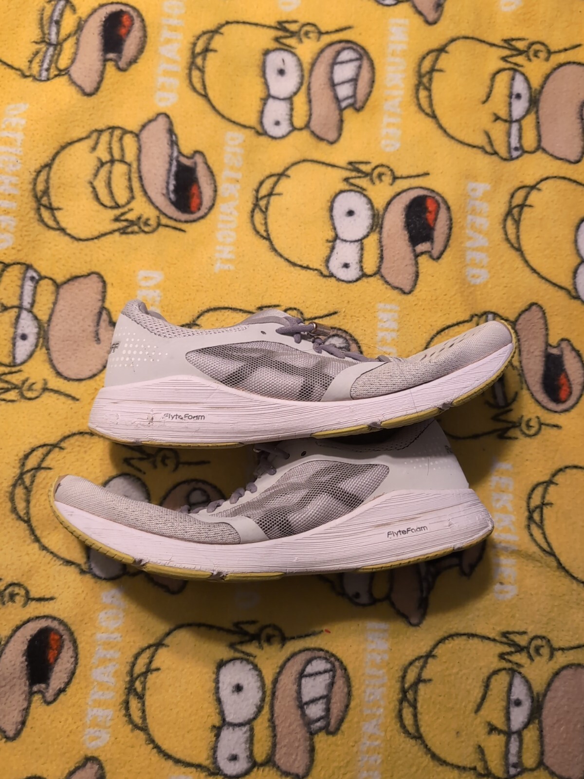 Asics RoadHawk FF Womens Running Shoes Size 9 T7D7N Grey READ