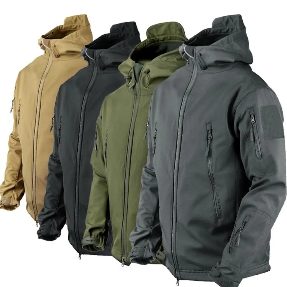 Mens Jacket Winter Military Tactical Waterproof Warm Soft Shell Windbreaker US