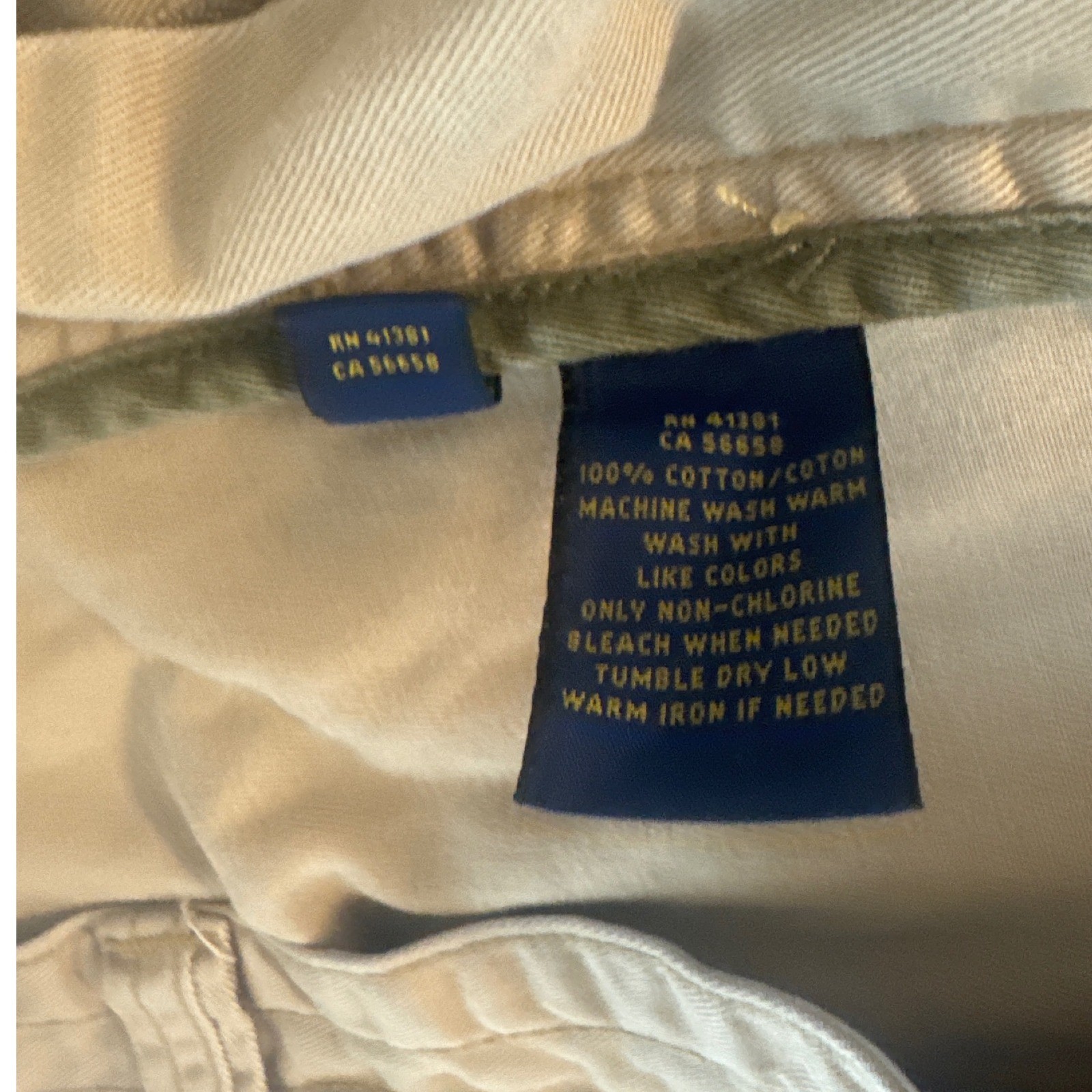 Polo Ralph Lauren Mens Tan Khaki Cotton Twill Cargo Shorts Utility Size 32