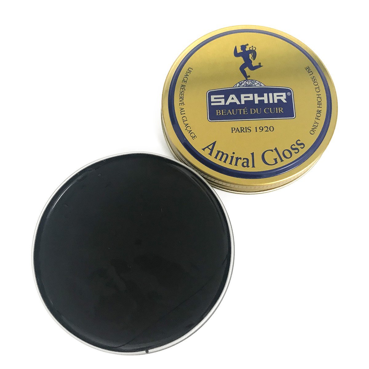 Saphir Amiral Gloss 50ml Tin – Black