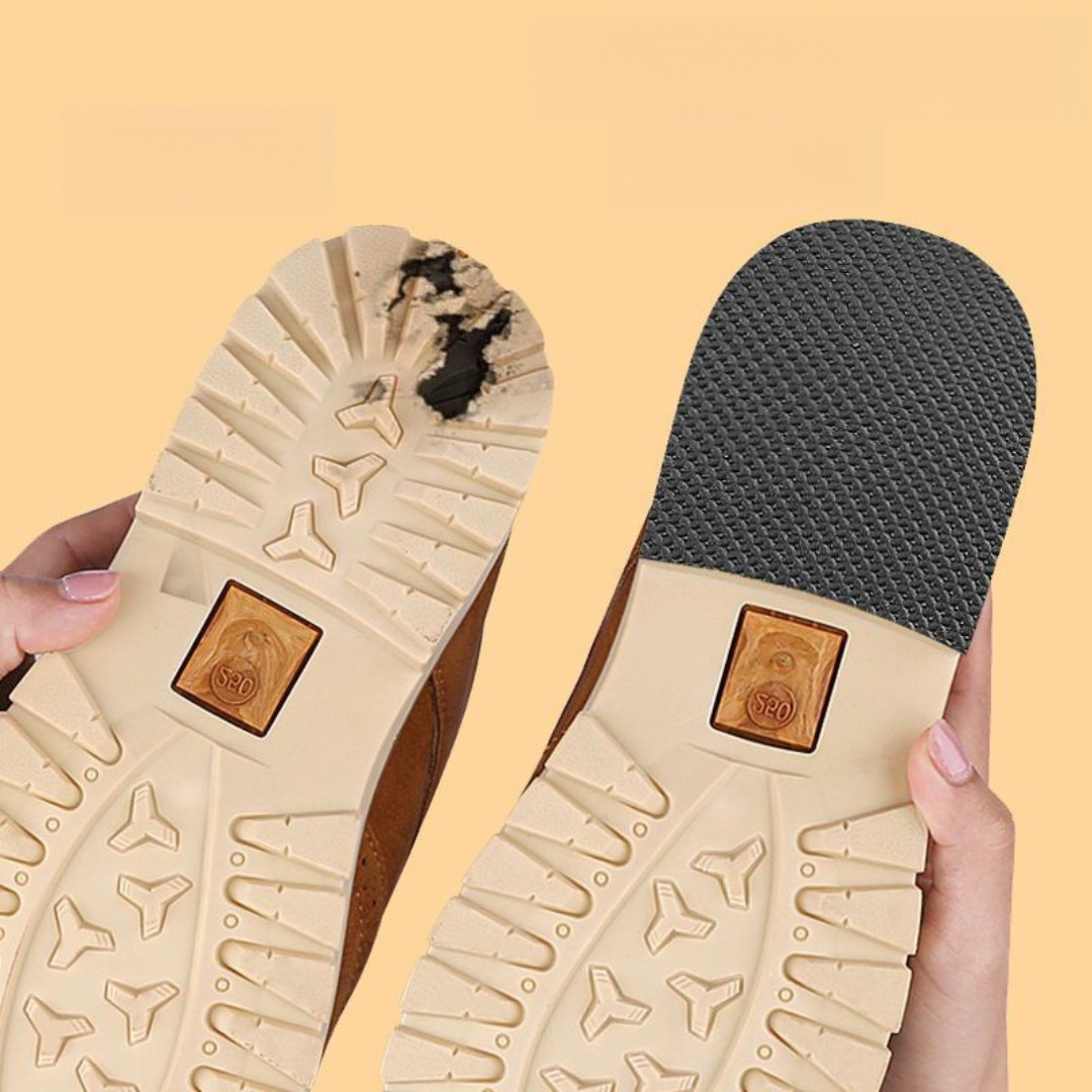Self-Adhesive EVA Shoe Sole Repair Patch Black Rubber Anti-Slip Protector Pads