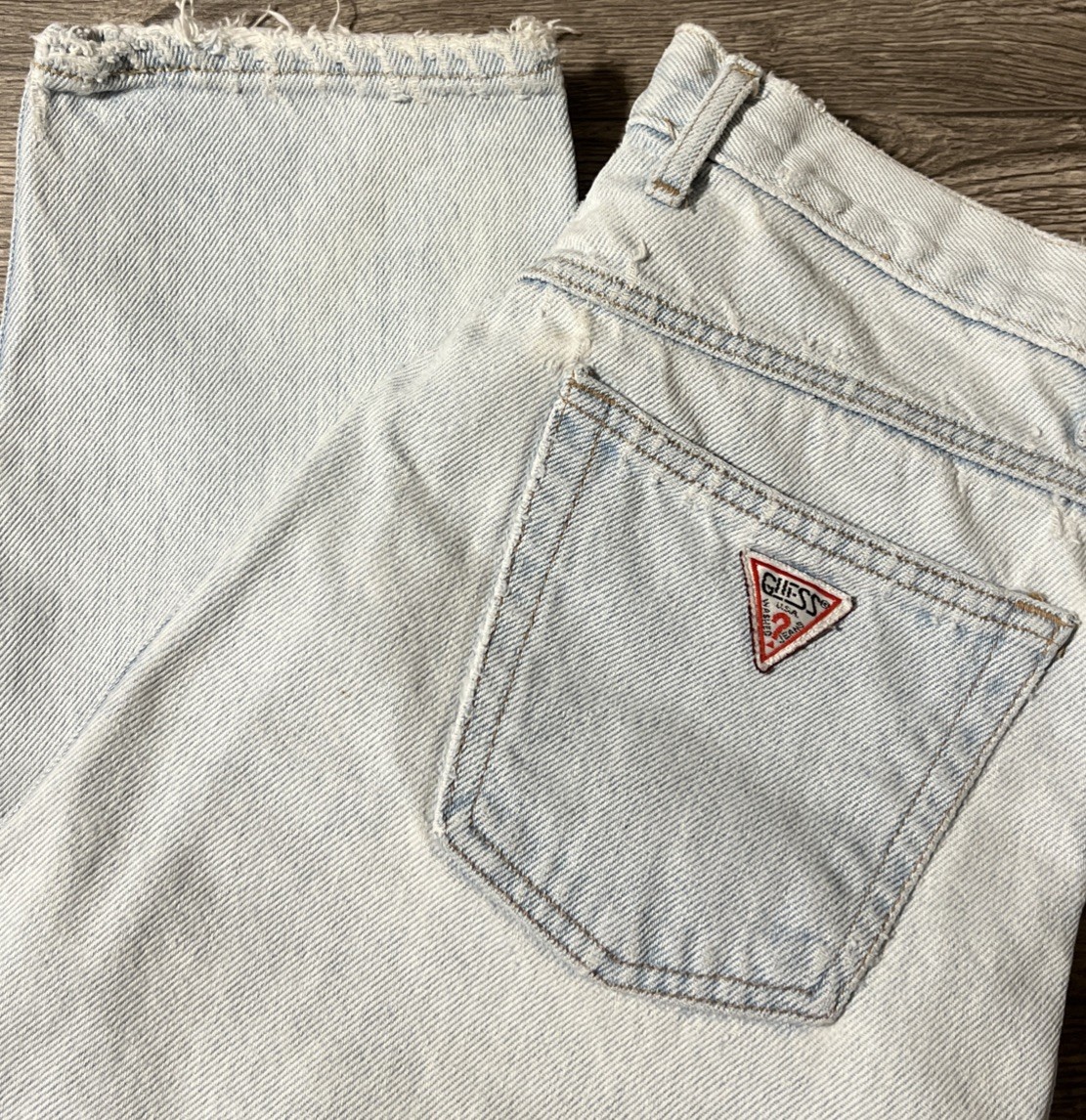 Guess Jeans Women’s Vintage 1050 High Rise Tapered Mom Style Jeans SZ 31 (27×30)