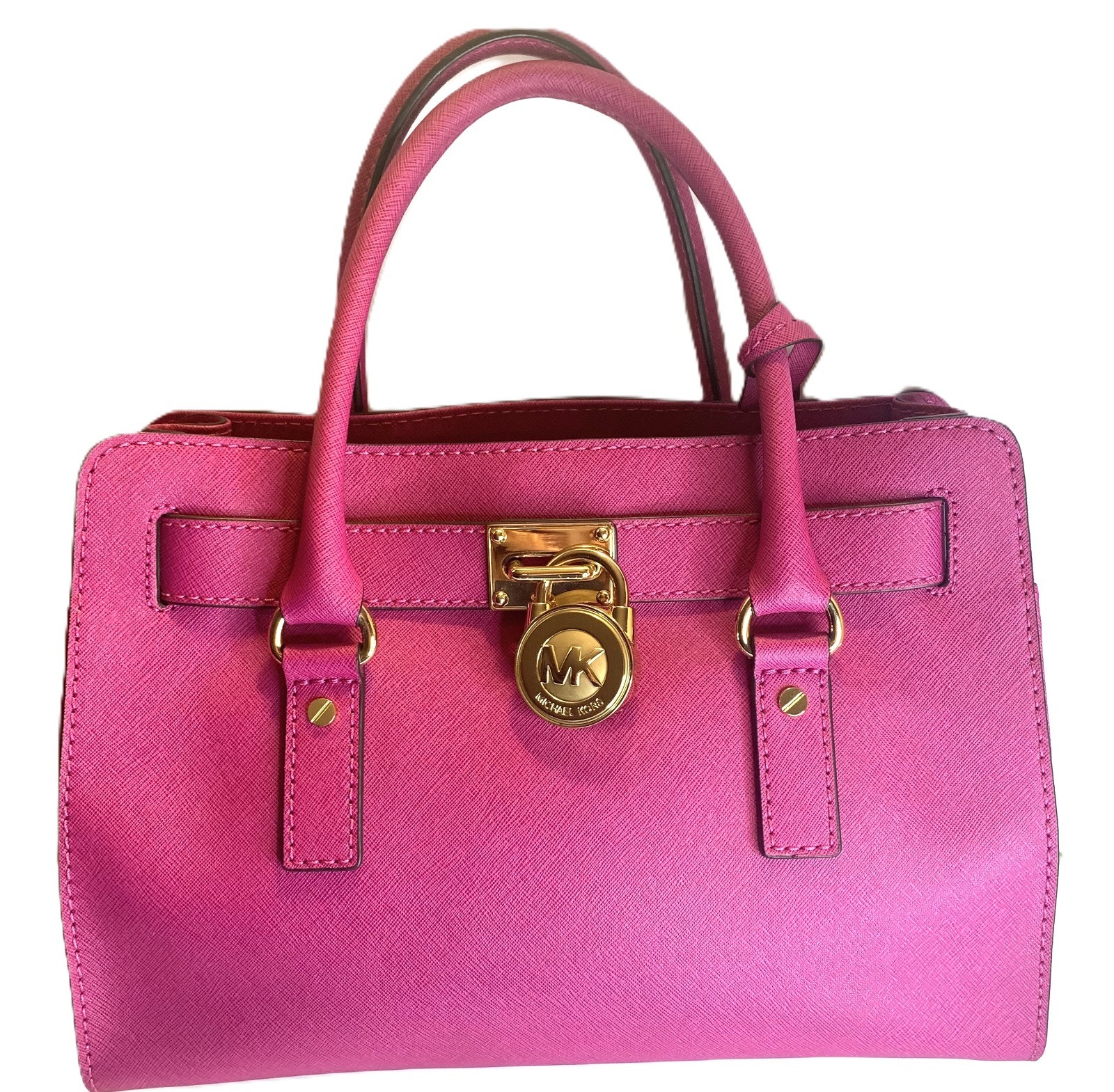 Michael Kors Genuine Leather, Hamilton Pink Tote – Excellent Condition