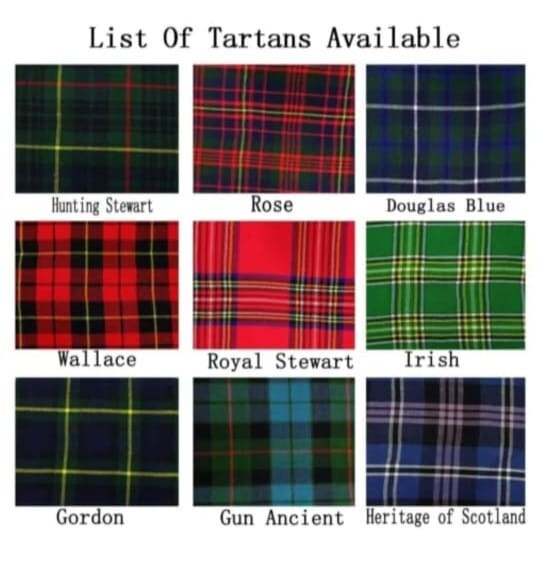 Men’s Scottish Traditional Tartan kilt Outfit 10 Pieces Kilt Set Wedding Outfit