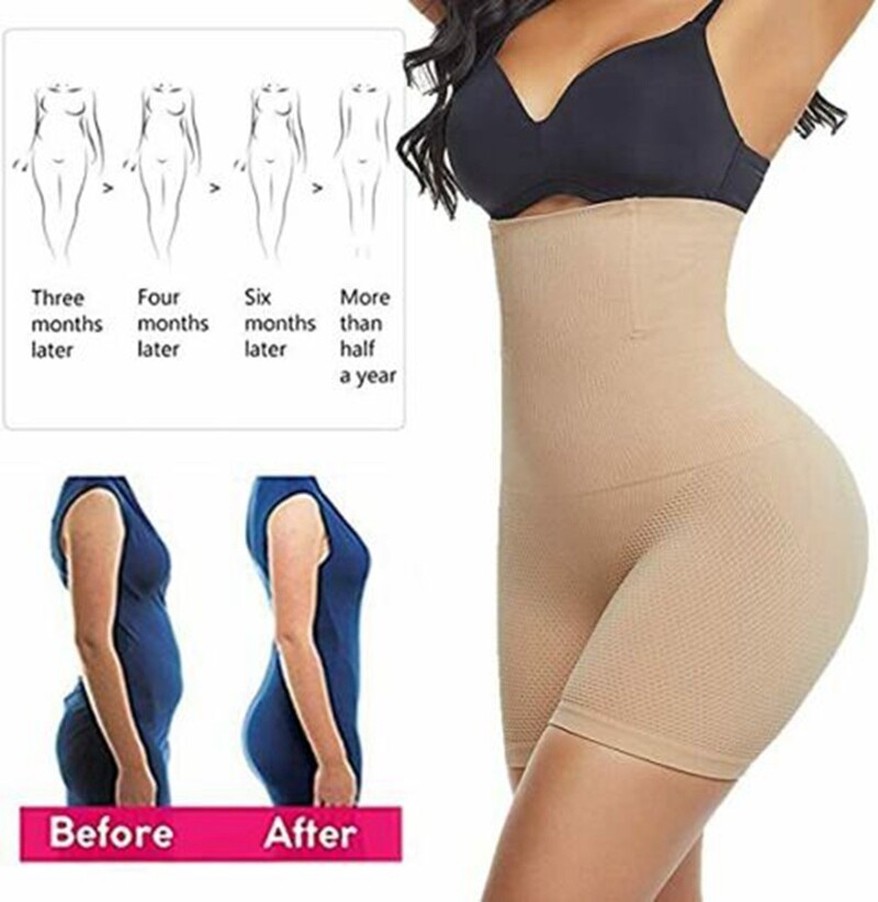 Fajas Reductoras Abdomen Colombianas Para Mujer Calzon Faja Levanta Cola Shorts