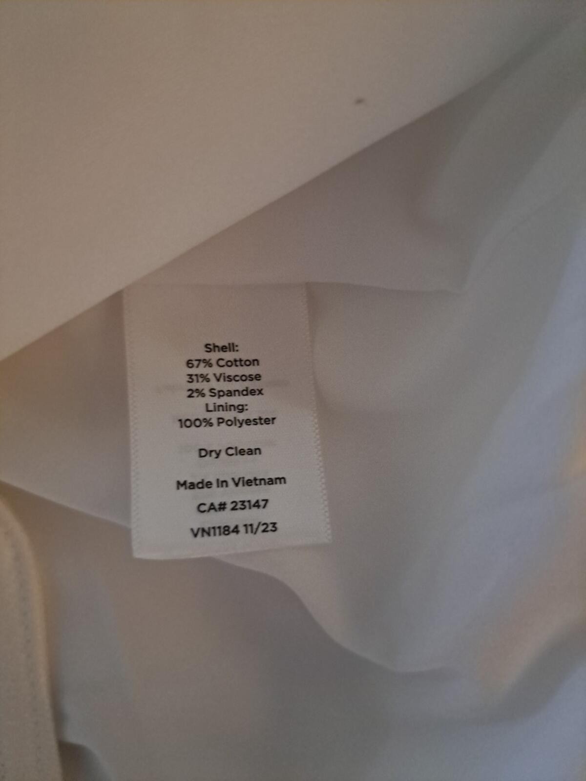 Talbots Classic White Jacket Size 12 EUC Returns Accepted