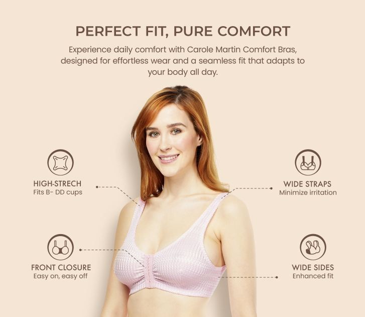 Carole Martin Women’s Full-Freedom Comfort Bra