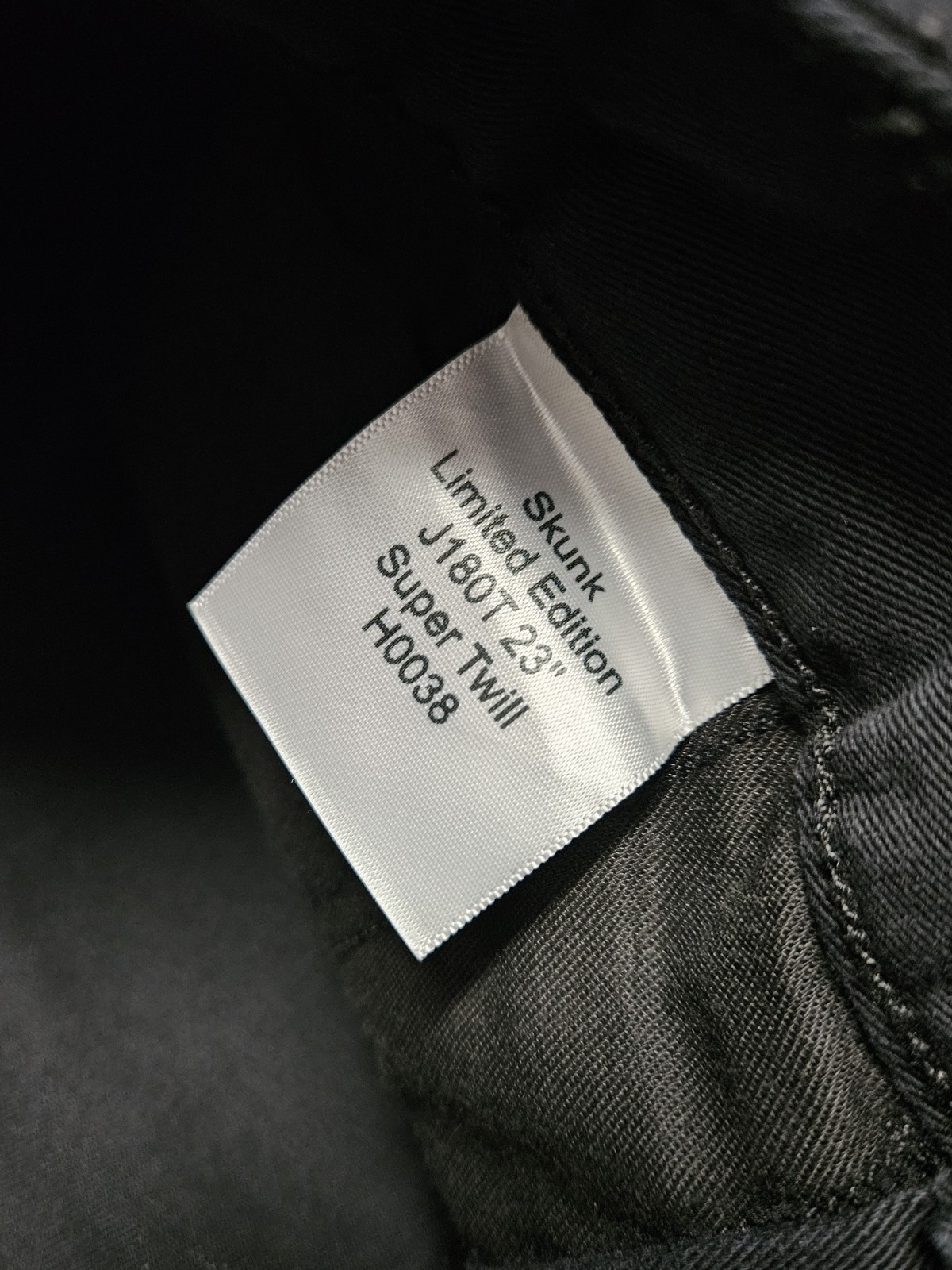 JNCO Skunk Black Canvas Pants NWOT Mens 44×30 Super Twill Limited Edition