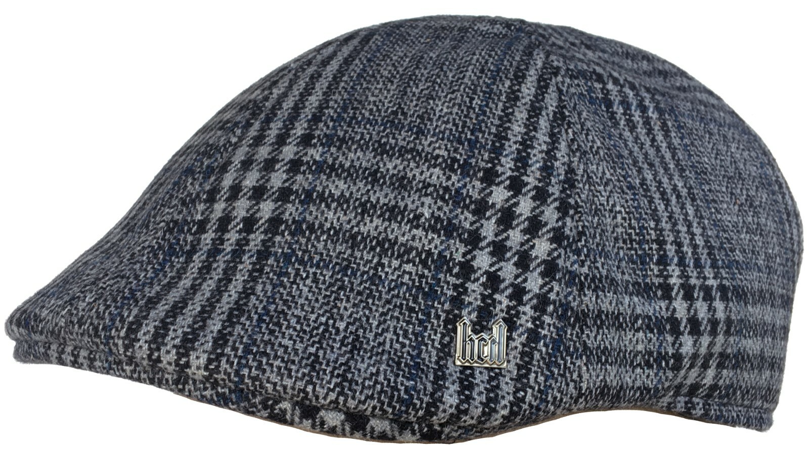 Headchange Econo Plaid Wool Blend 6 Panel Ivy Hat Duck Bill Scally Cap Driver