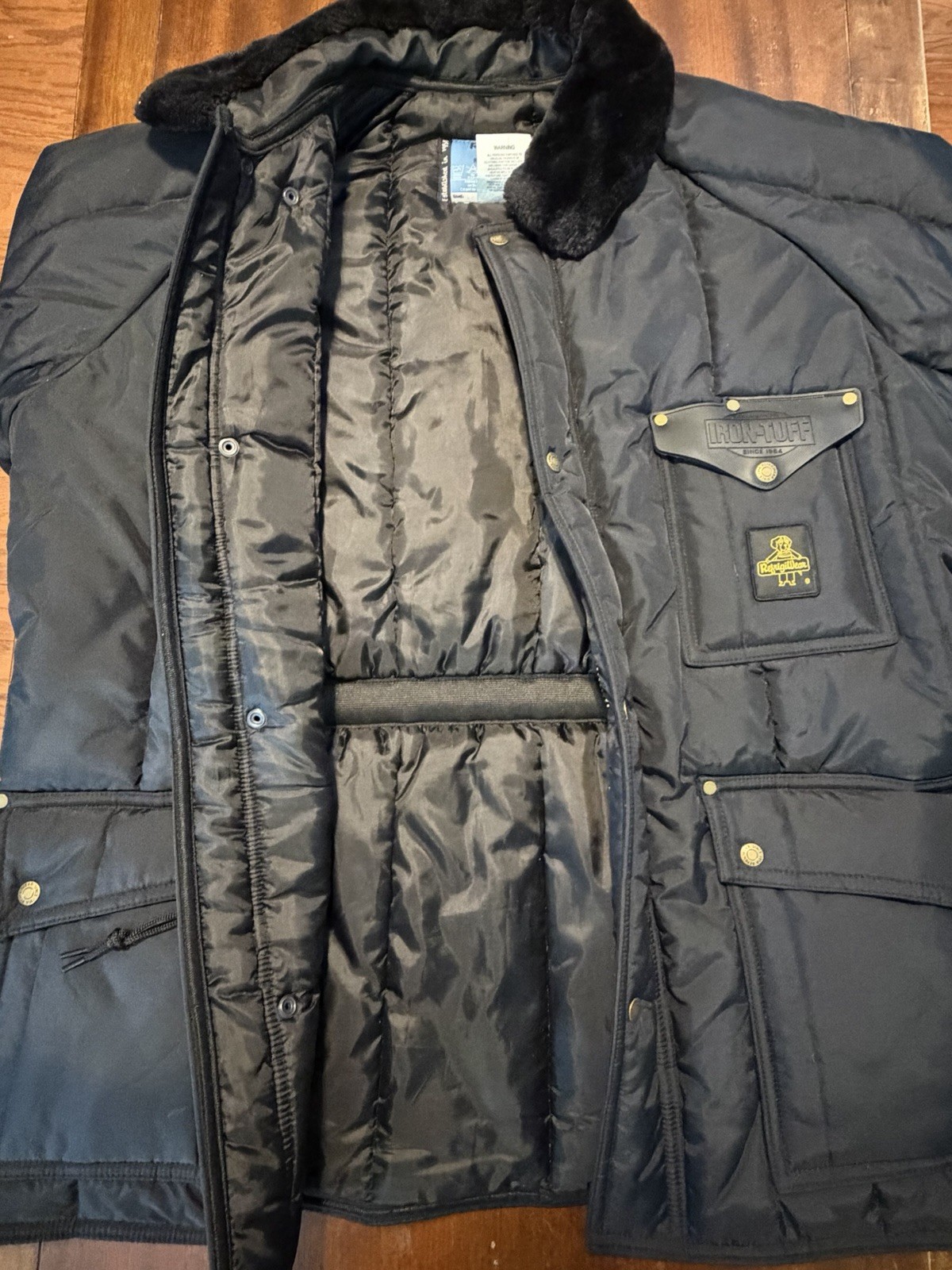 RefrigiWear 0358R Iron-Tuff Heavy Insulated Coat Mens XL Water Repellent