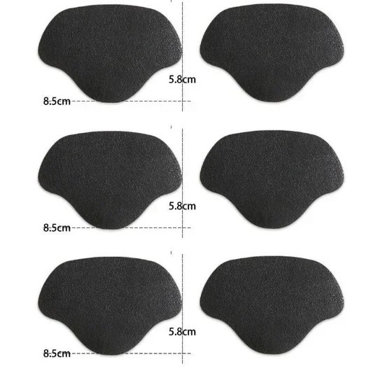 6PCS Heel Repair Patches Self Adhesive Shoe Heel Protectors Anti Wear Pad Insole