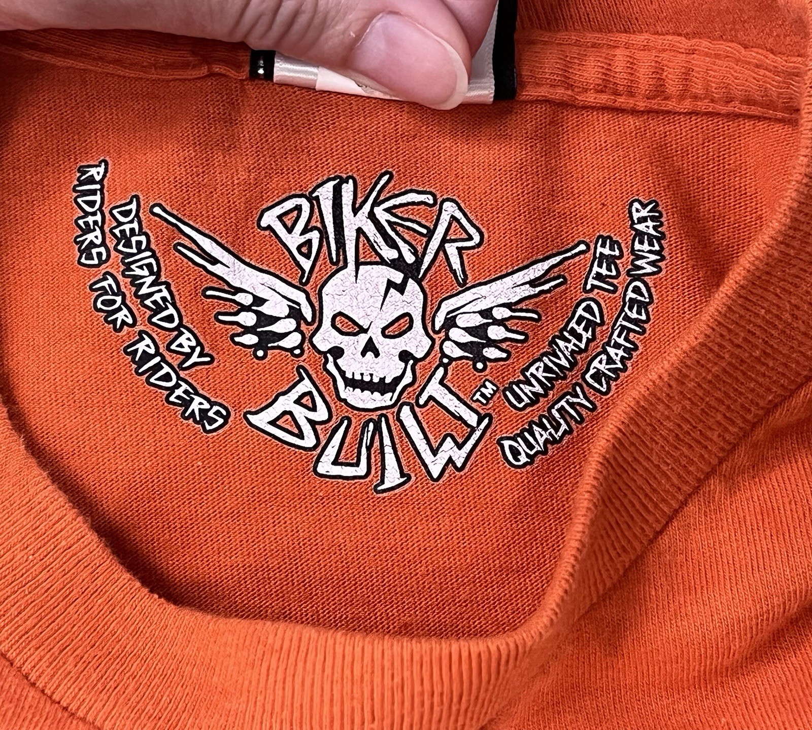 HARLEY-DAVIDSON Kill Devil Hills NC Orange Short-Sleeve T-Shirt Men’s Large