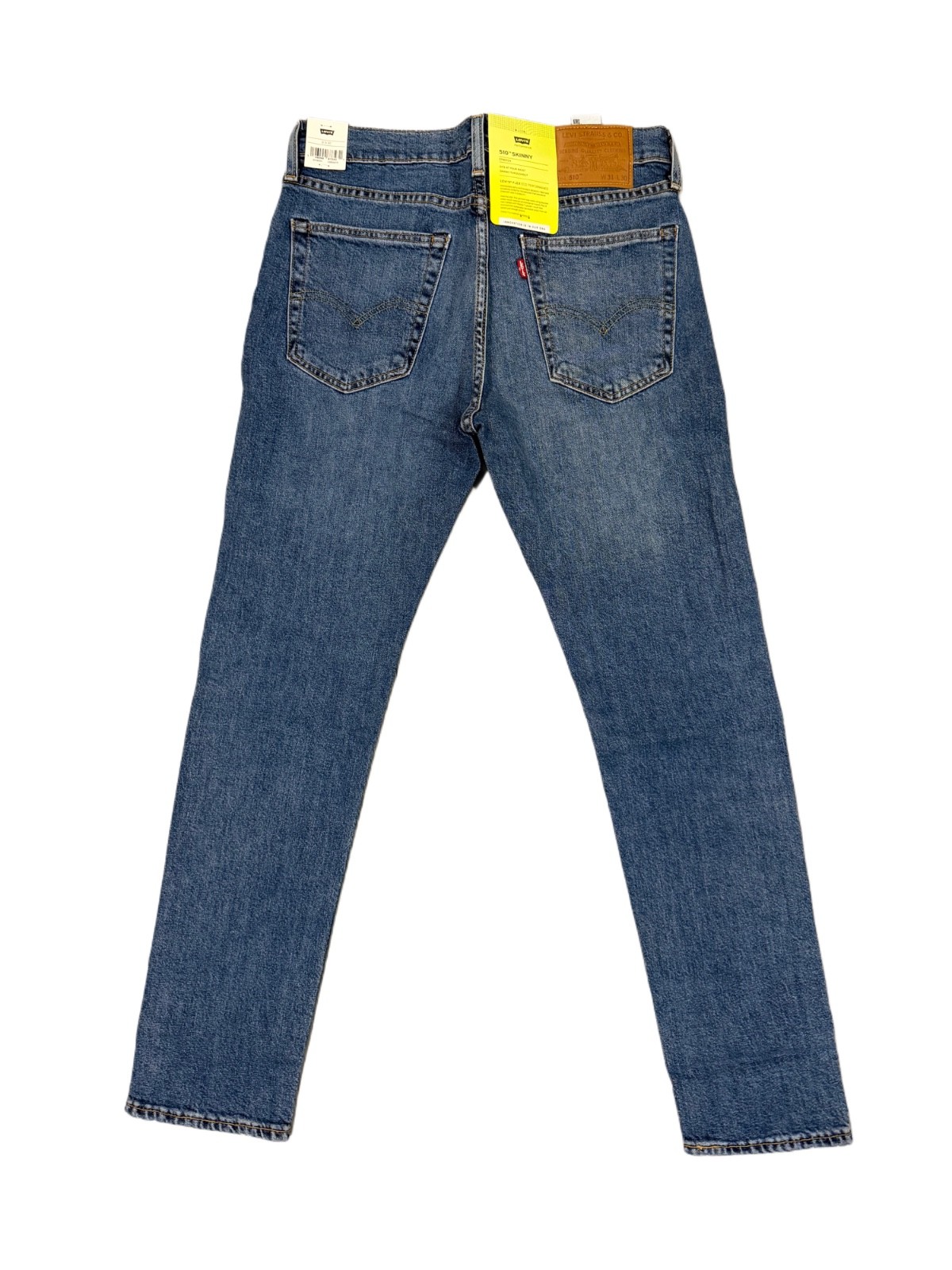 Levis 510 Mens Premium Skinny Stretch Jeans Color Medium Wash Blue 055101254