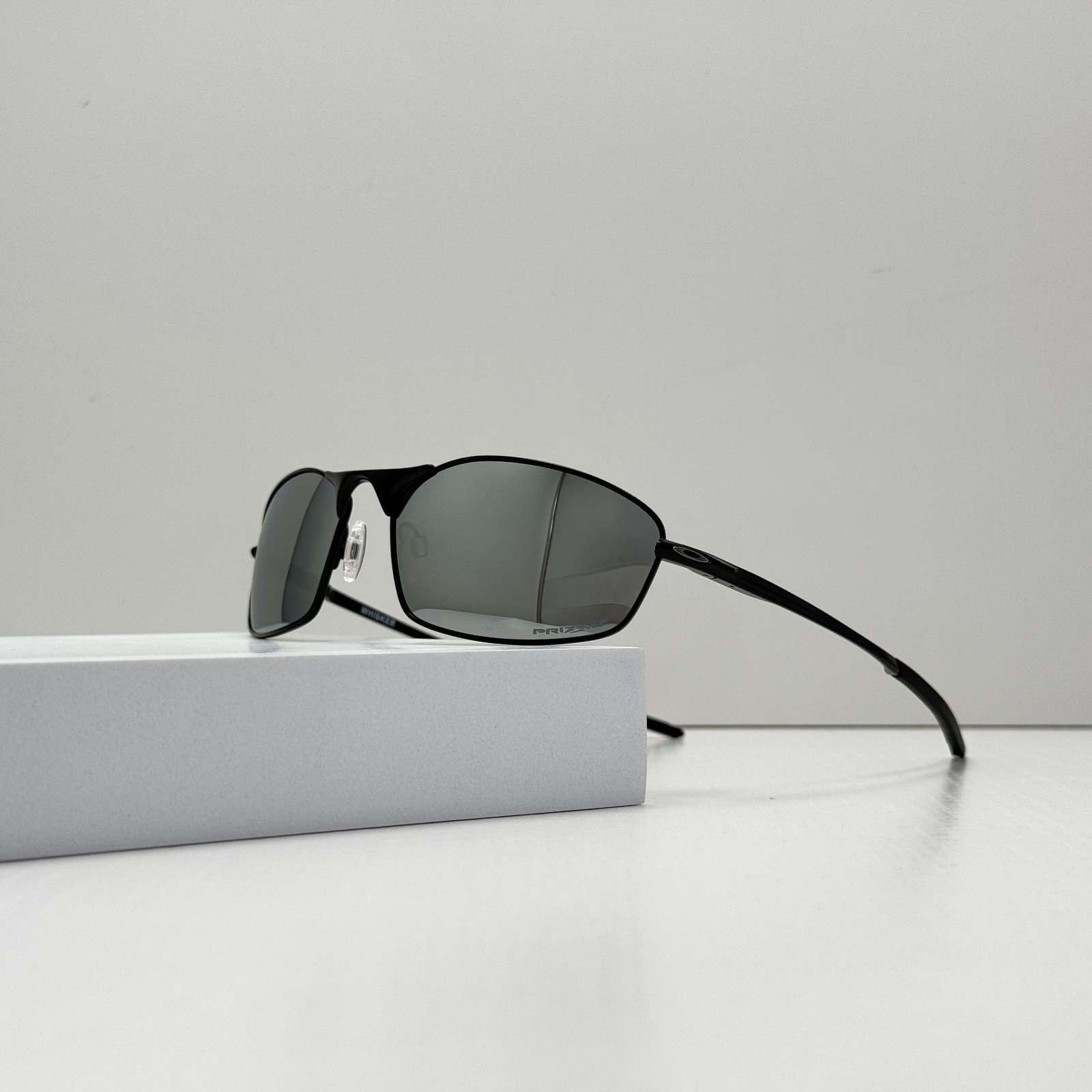 Oakley Whisker OO4141 Sunglasses Satin Black Prizm Black Polarized New
