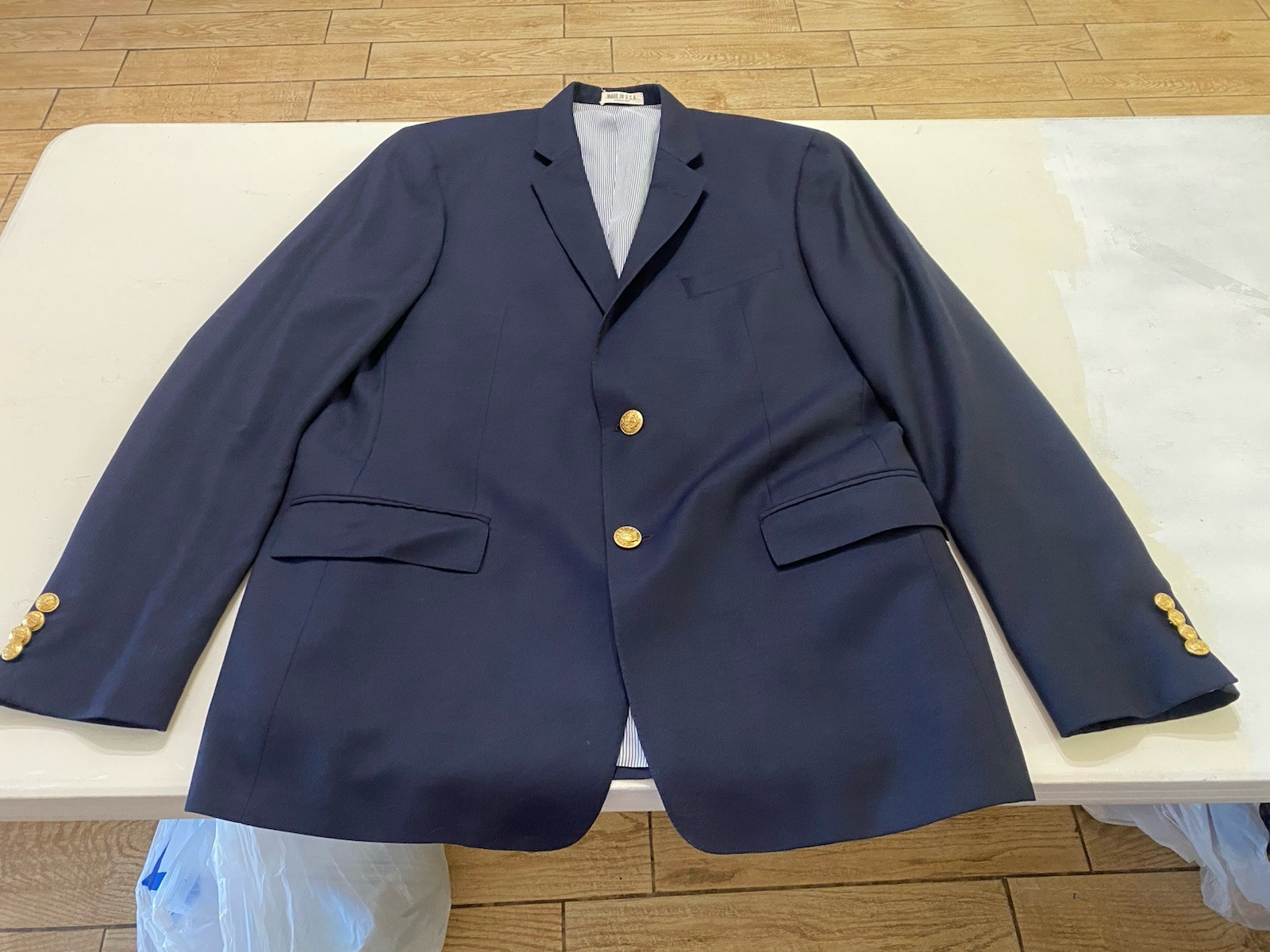 Men’s Todd Snyder Mayfair Fit 100% Wool Two Button Sport Coat Size 44L Worn Once