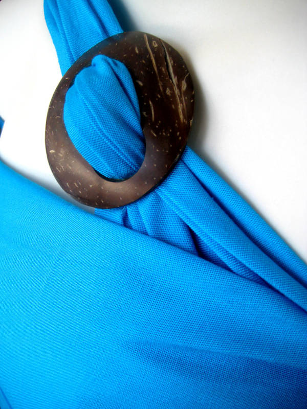 Hawaiian Hand Made Coconut Sarong Pareo Beach Pool Cruise Buckle Clip~Set of 3