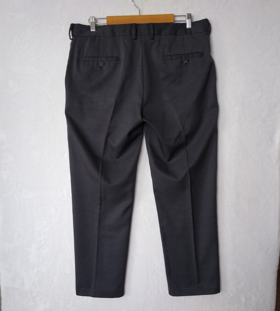 Haggar Dress Pants Mens 36×30 Gray Straight Fit All Day Comfort Expandable-Waist