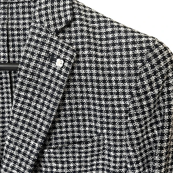Stafford Mens navy check plaid Sport Coat Suit jacket sizes 44 to 50 S, R, L