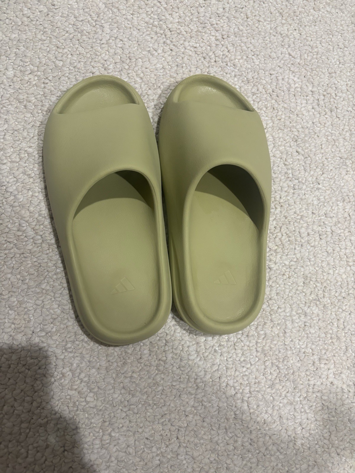 Green Solid Slide Sandal Open Toe Slip-On Unisex Adults Casual Footwear