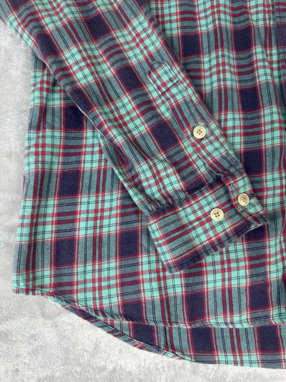 The Normal Brand Shirt Mens XL Long Sleeve Plaid Flannel Button Up Shirt Casual