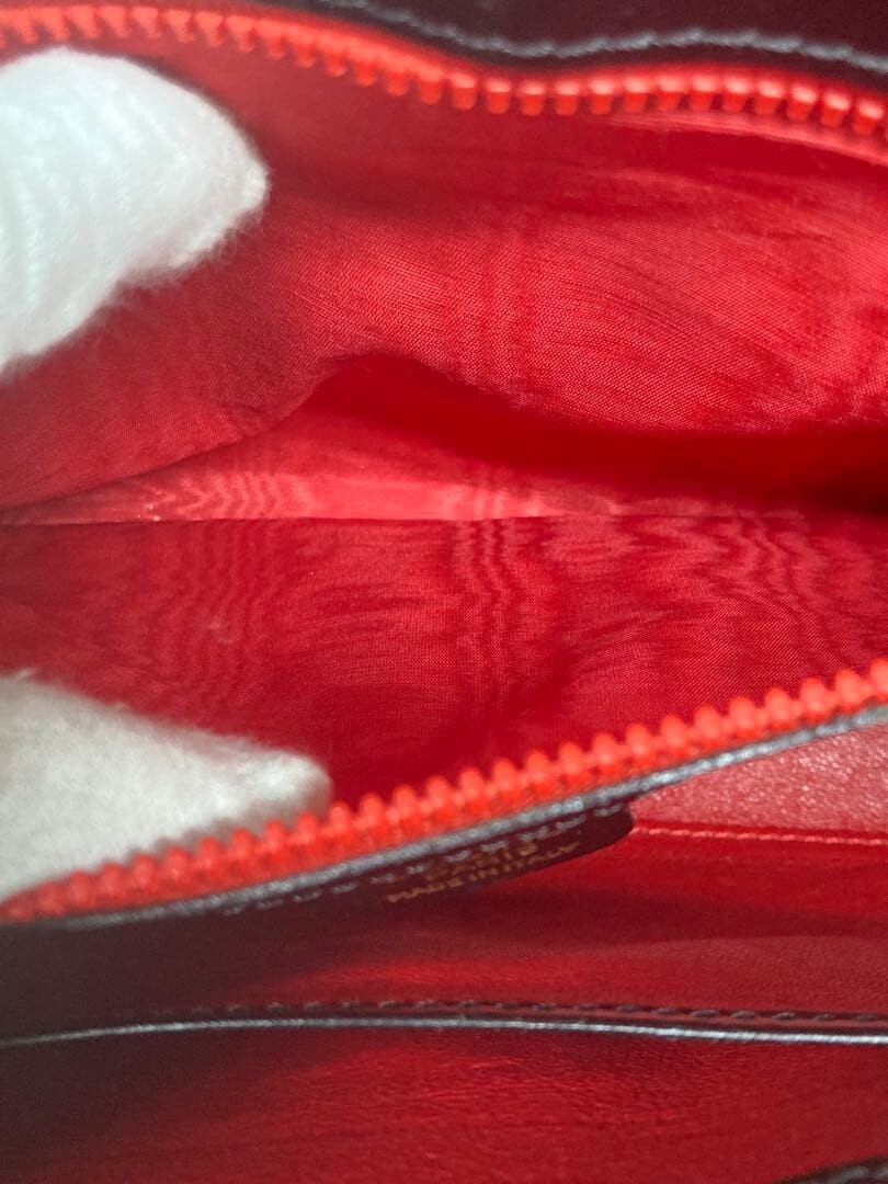 CELINE Shoulder Bag Leather Black Vintage Authentic From Japan