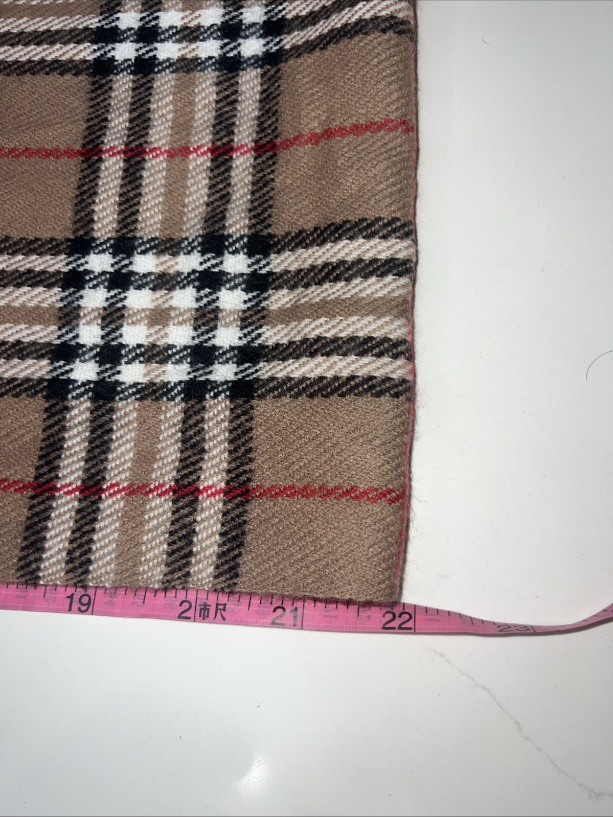 Classic Check Print Scarf