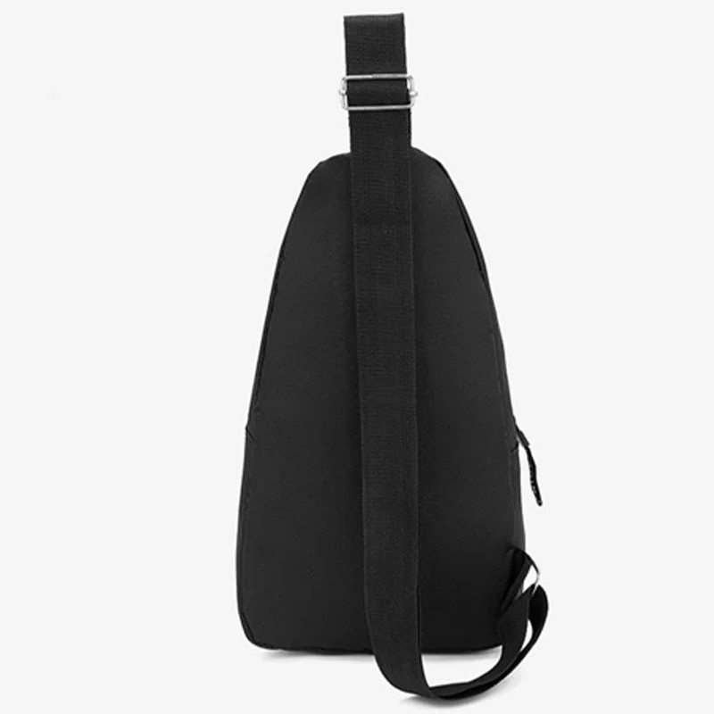 Men’s Crossbody Chest Bag Oxford Sling Shoulder Bag Travel Hiking Casual Black