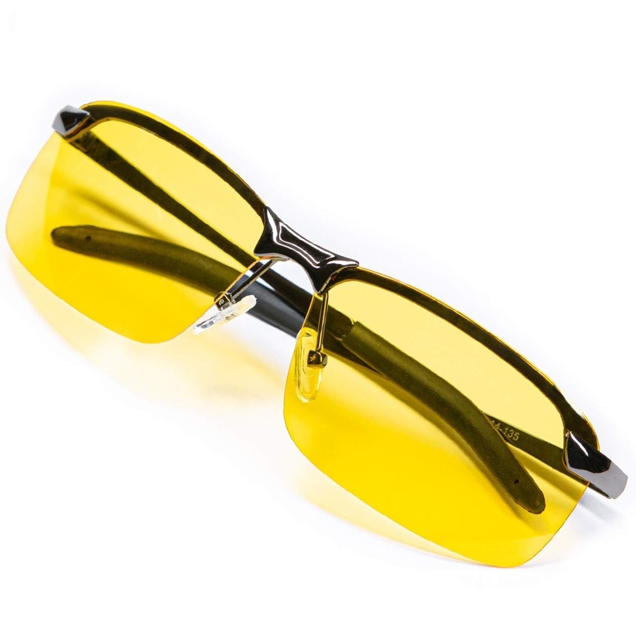 Night Driving Glasses Anti Glare Polarized – Vision Tac Small, Silver
