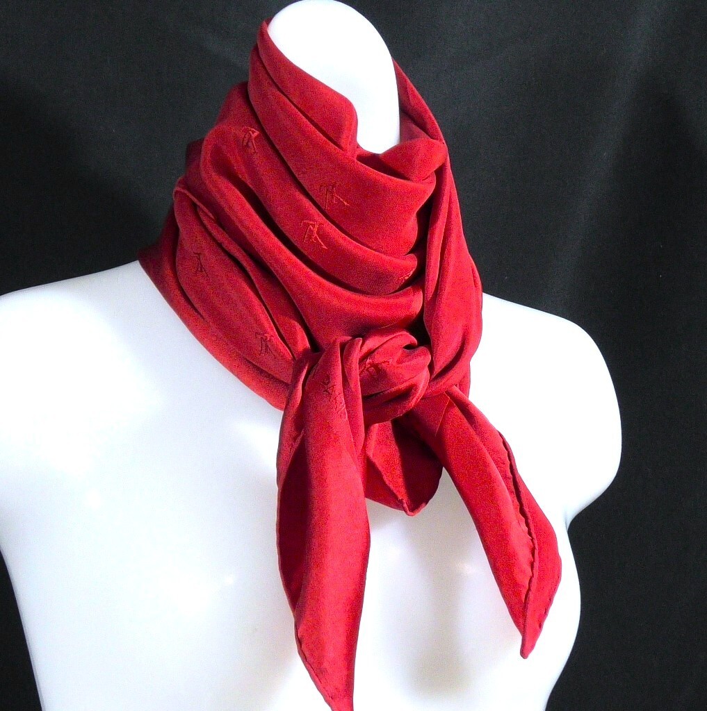 LOUIS VUITTON Large Scarf Silk D602 Japan