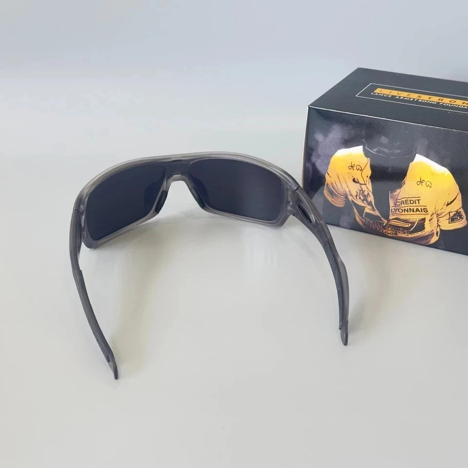Oakley Turbine Rotor OO9307 Transparent Grey Frame Silver Mirror Lens Sunglasses