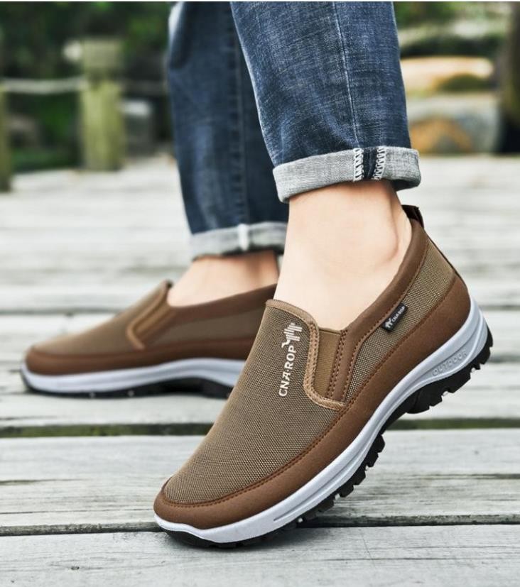 Comfort Breathable Orthopedic Travel Plimsolls, Cna Trop Shoes for Men Slip-on