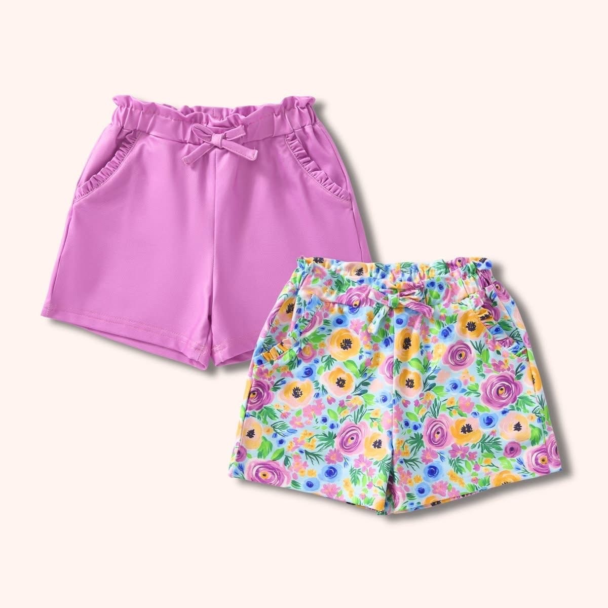 Pete + Lucy Summer Capsule Floral Shorts in Size 7/8