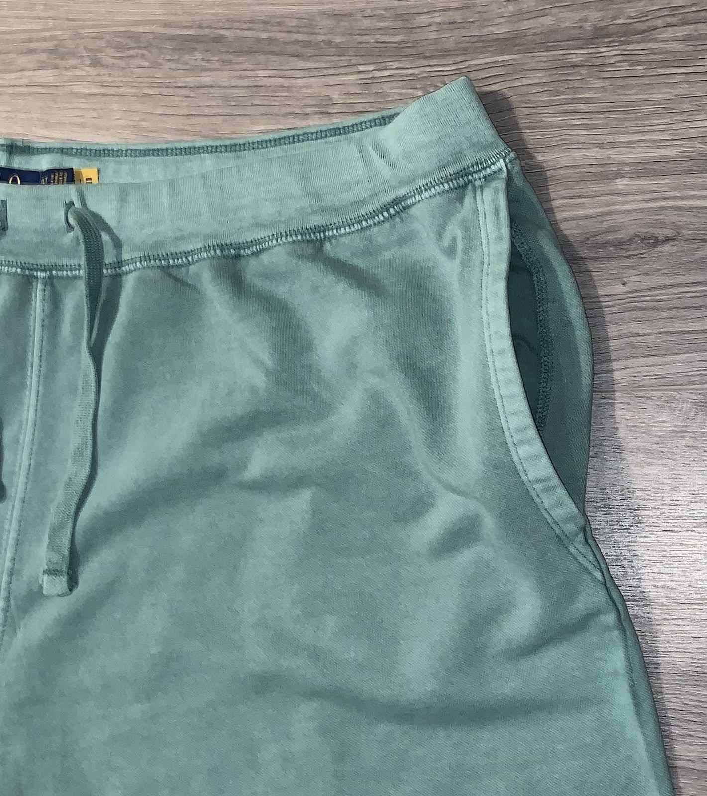POLO RALPH LAUREN Men’s Big & Tall Hawaiian Floral Logo Fleece Green Shorts 3XLT
