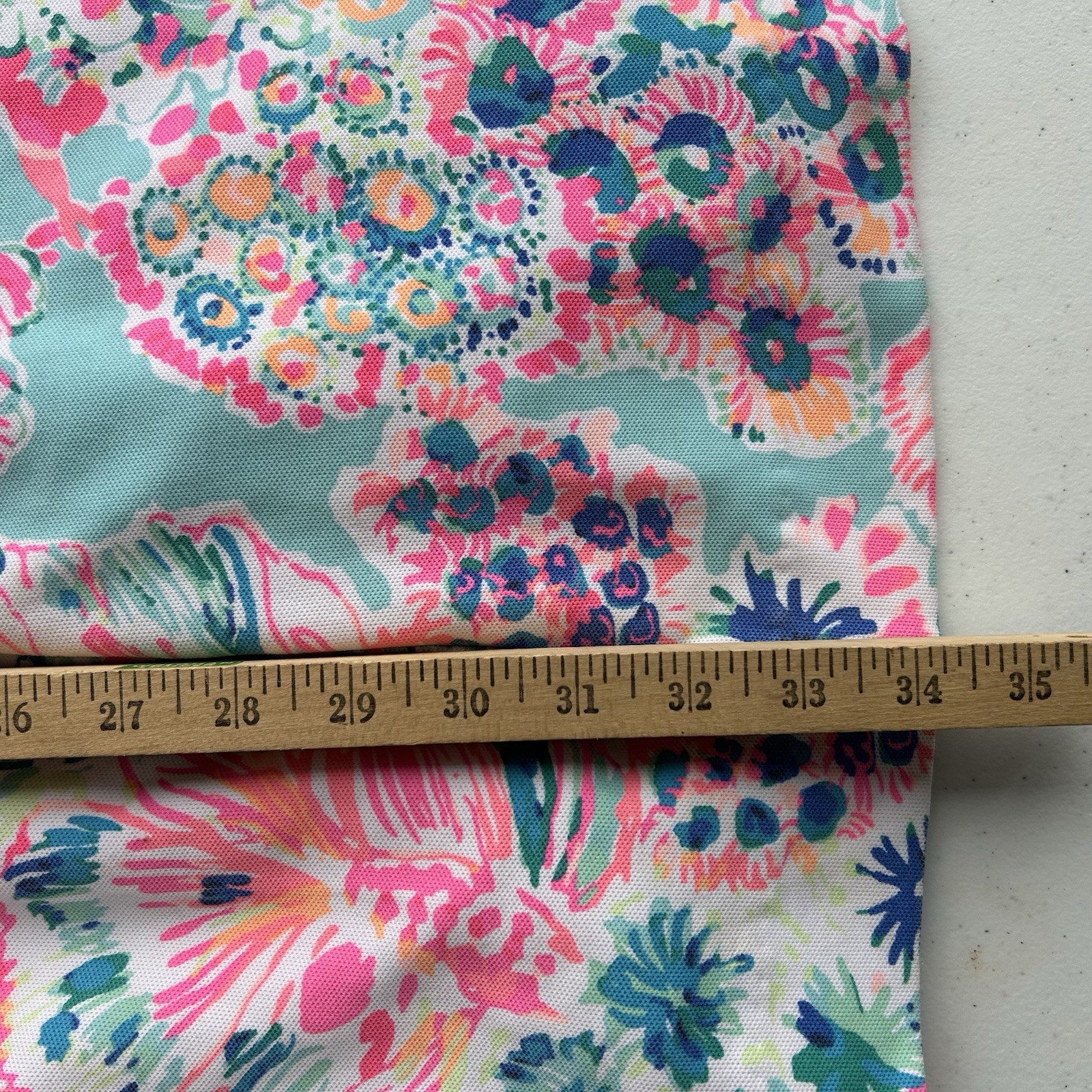 Lilly Pulitzer Arden Mini Shift Dress Serene Blue Gypsea Size Medium Fringe Fish