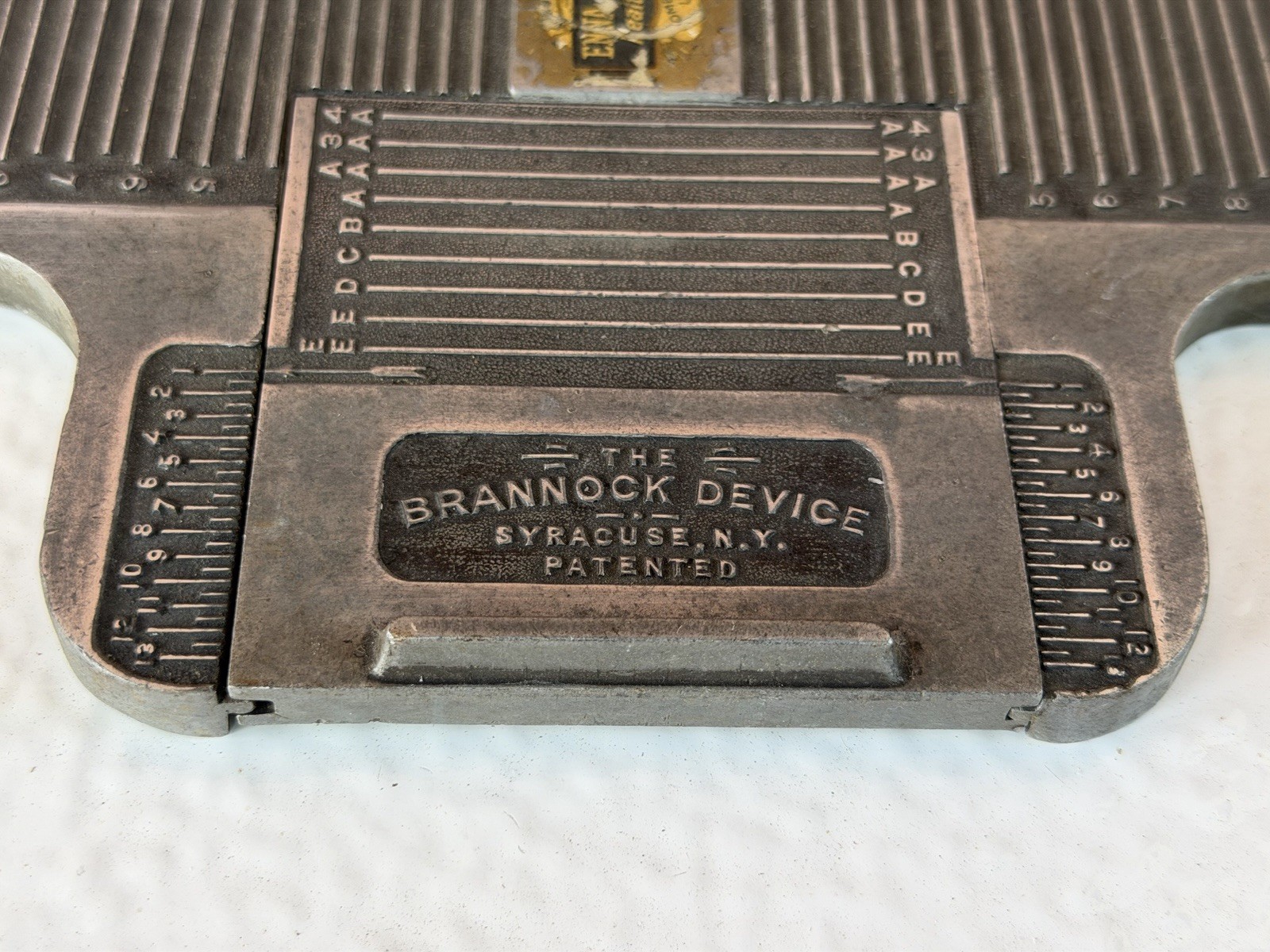 Brannock Men’s Foot Measuring Device Vintage Shoe store Syracuse NY