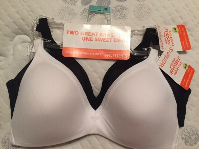 Warners Wirefree Bras T-Shirt Lined Seamless Cups Set of 2 Style 4011 Retail $60