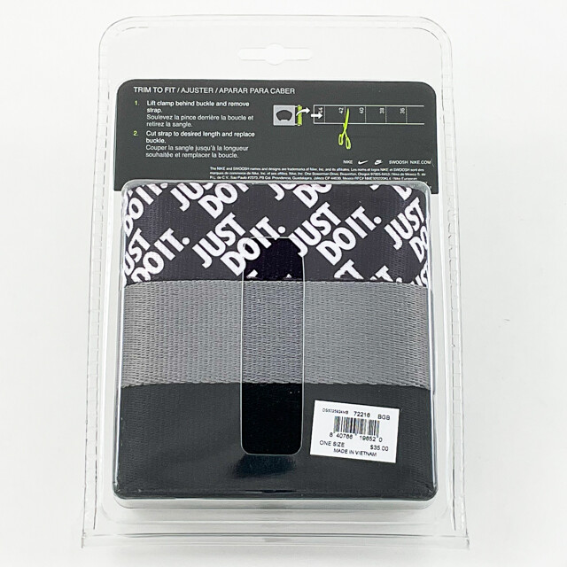 NIKE MENS WEB BELT 3 IN 1 PACK JUST DO IT./BLACK/GREY TRIM TO FIT UP TO 42 20903