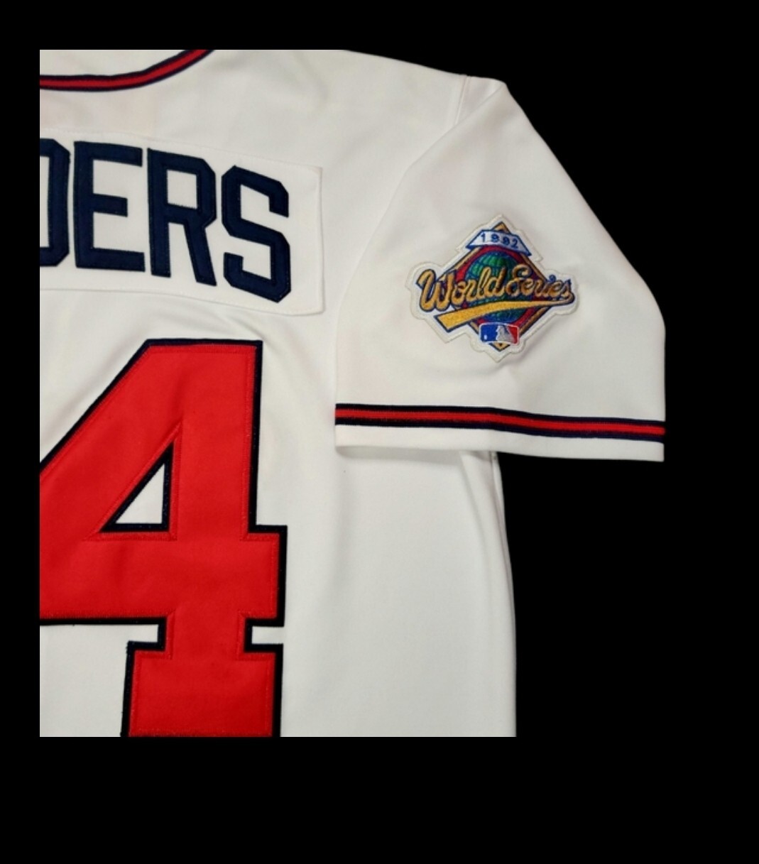 Deion Sanders Atlanta Braves 1992 Men’s Home White Baseball Jersey (S-3XL)