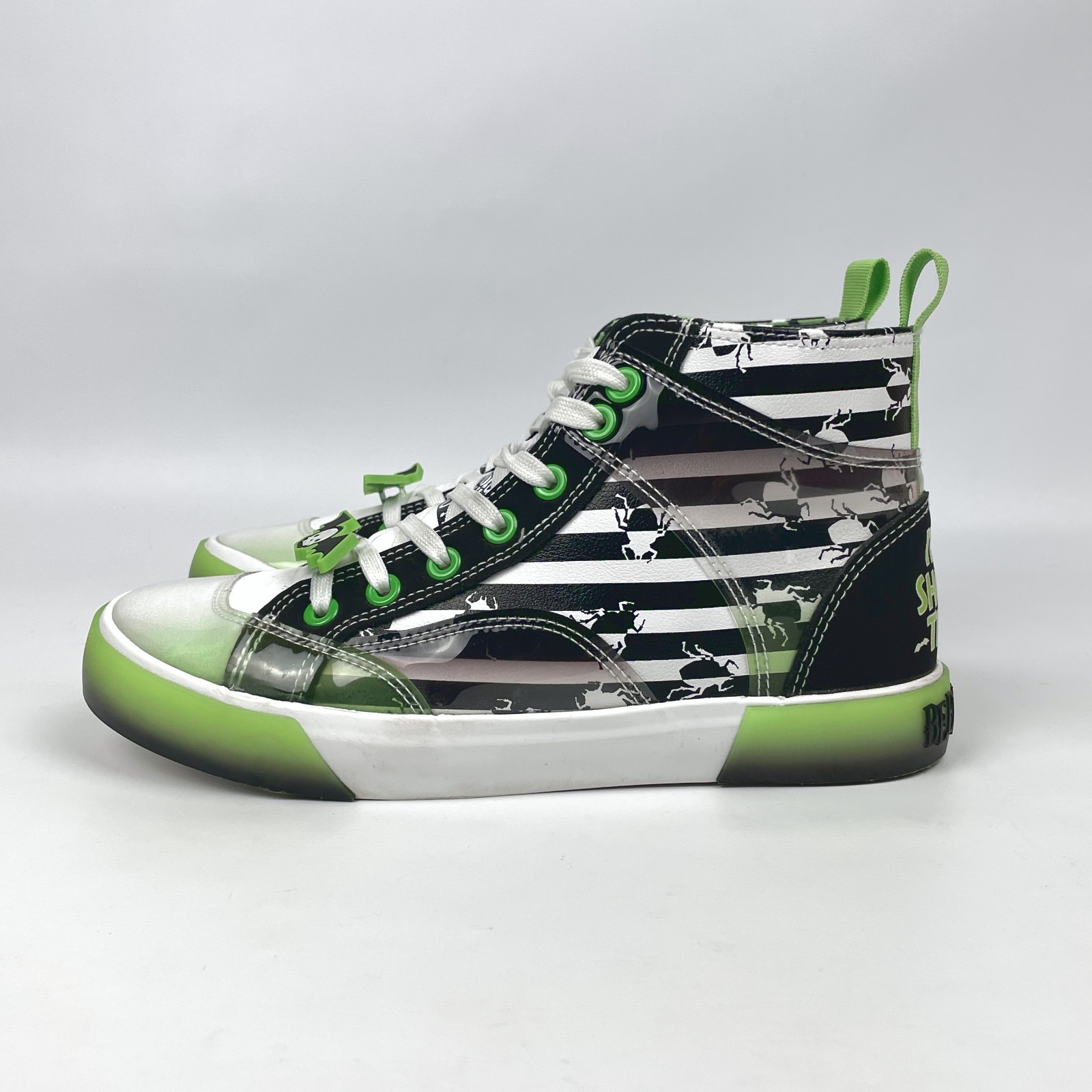 Beetlejuice GroundUp High Top Sneakers Shoes Women’s It’s Show Time Sz 6 1/2