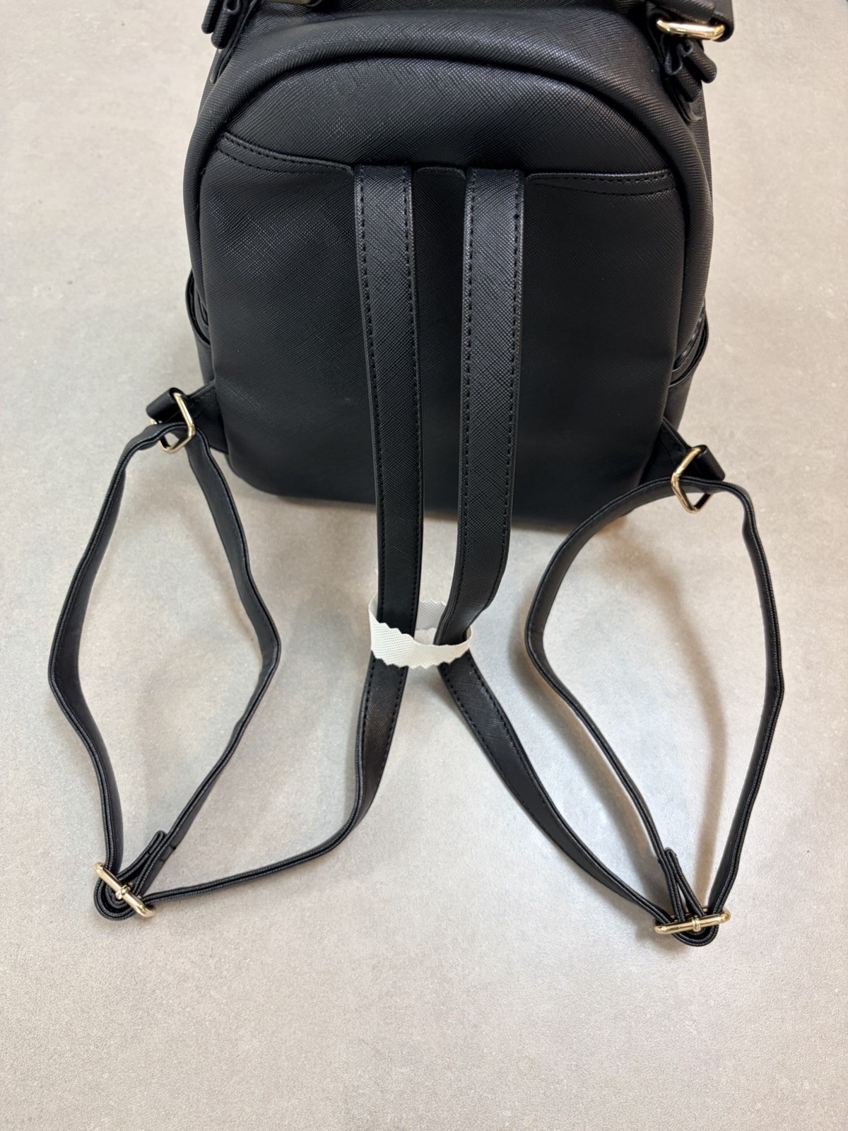 LIZ LISA Black Mini Backpack Ribbon Heart Charm Kawaii Japanese Fashion Bag
